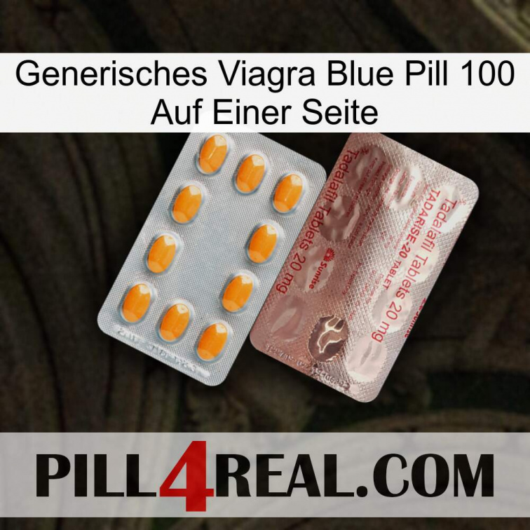 Generic Viagra Blue Pill 100 On One Side new13